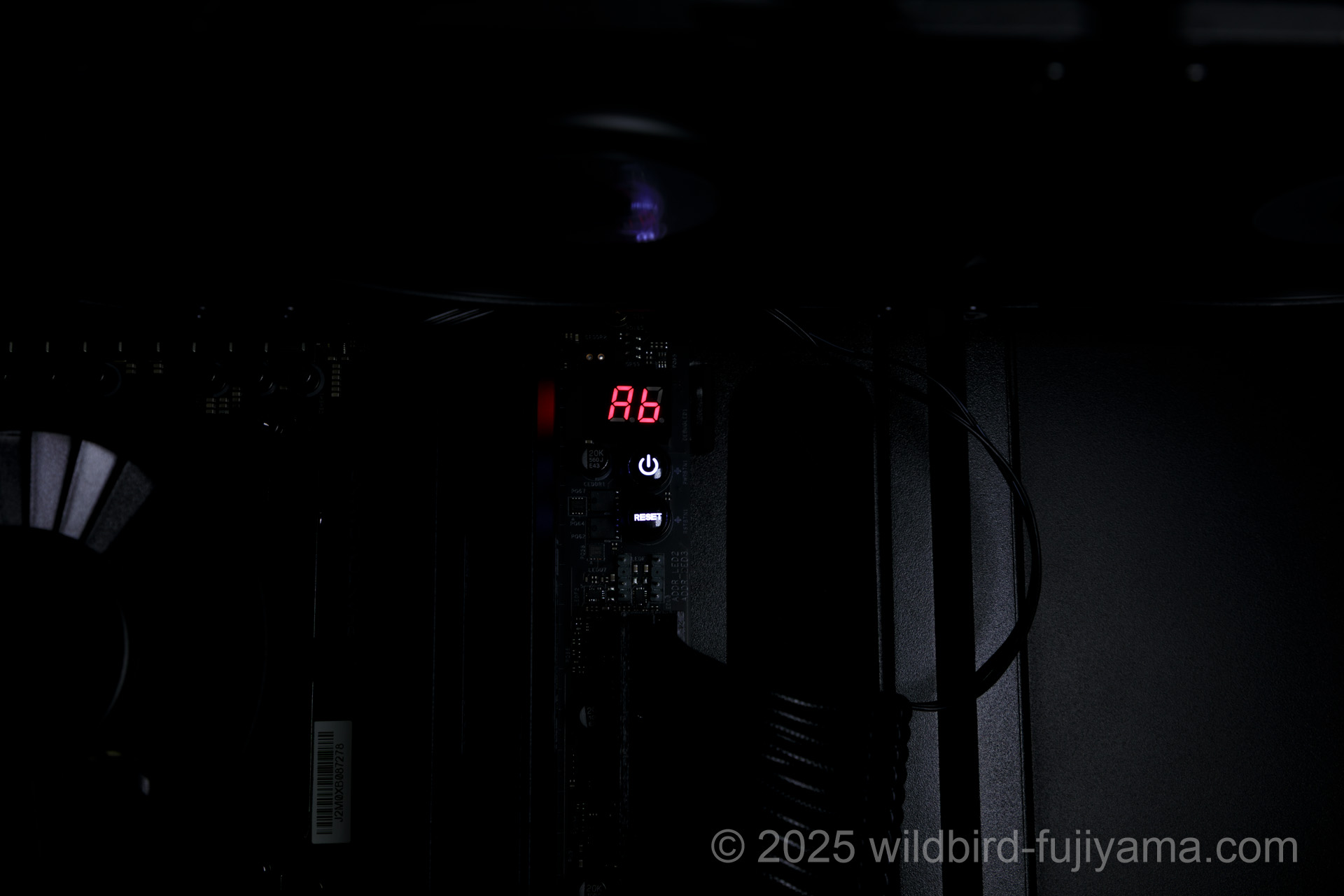Ryzen9 9950XとX870E Nova WiFiで自作③・エラーコードAb編 | 野鳥と
